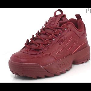 FILA Maroon Colored Autumn shoes